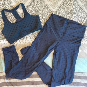 Matching bra and leggings set